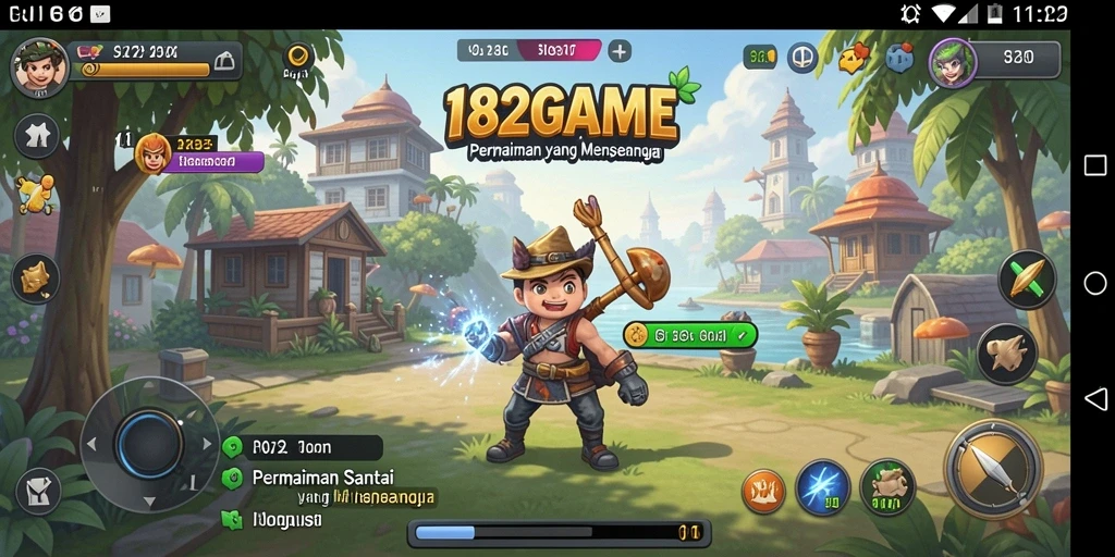 Tampilan gameplay menarik dari 182GAME yang seru dan menyenangkan.