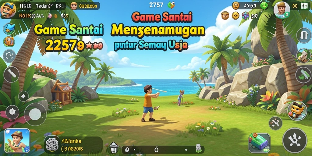 Tampilan seru gameplay Casual di 2757 yang penuh warna.