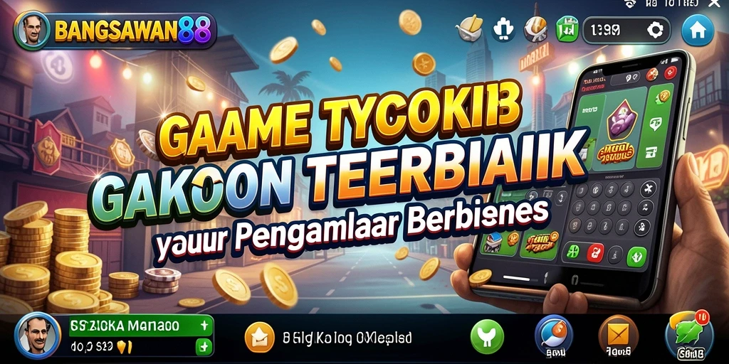 Tampilan gameplay seru di BANGSAWAN88 dengan elemen Tycoon.