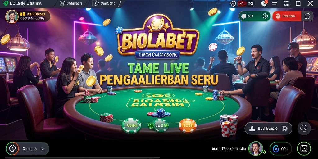 Gameplay Live Casino yang seru dan menegangkan di BIOLABET.