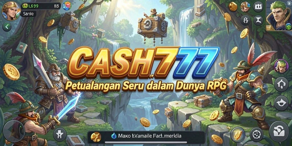 Screenshot gameplay RPG CASH777 yang menunjukkan aksi seru dan grafik menawan.