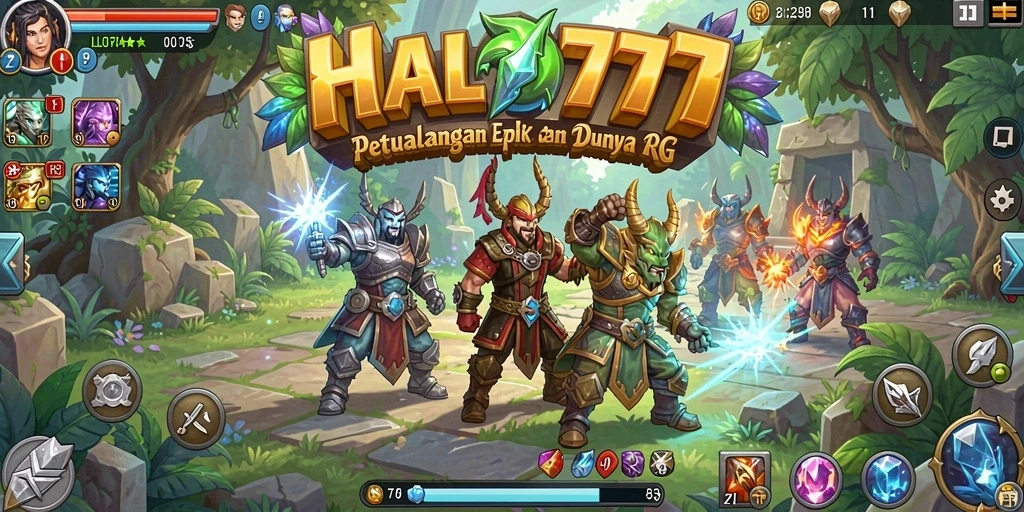 Menampilkan gameplay epik HALO777 dalam dunia RPG yang mengagumkan.