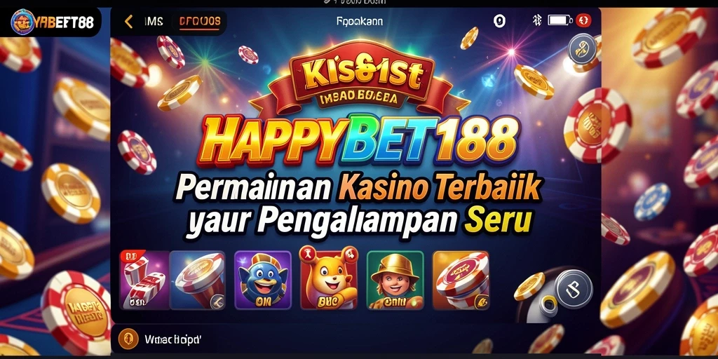 Tampilan screenshot <strong>HAPPYBET188</strong> yang menampilkan gameplay kasino yang seru.