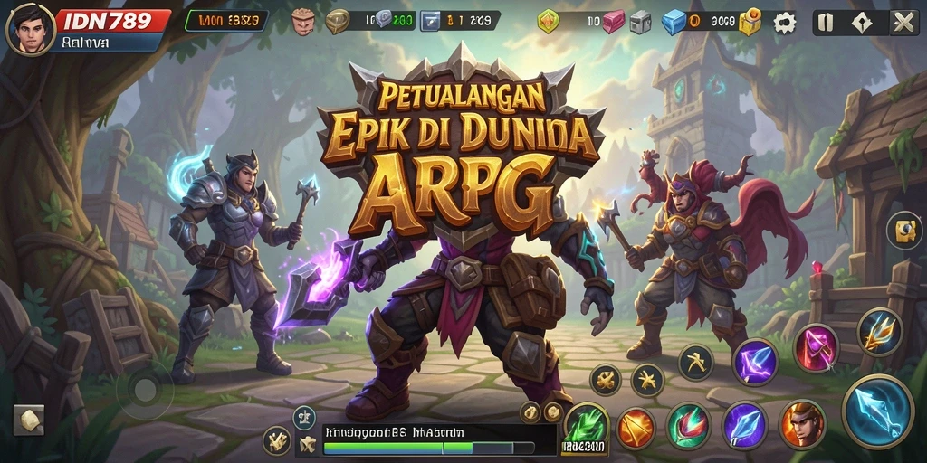 Gameplay IDN789 yang seru dan penuh aksi ARPG.