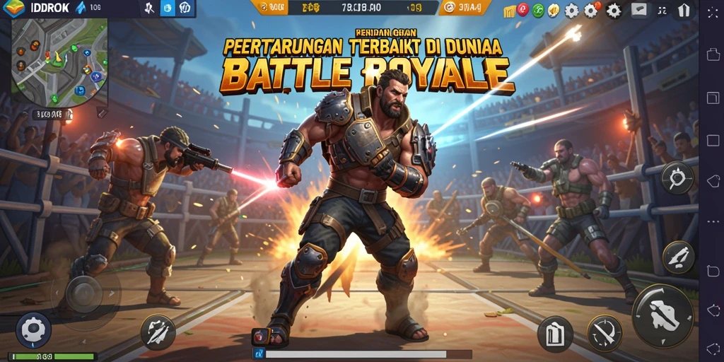 Tampilkan serunya pertempuran dalam <strong>IDROK</strong> dengan grafik yang memukau.