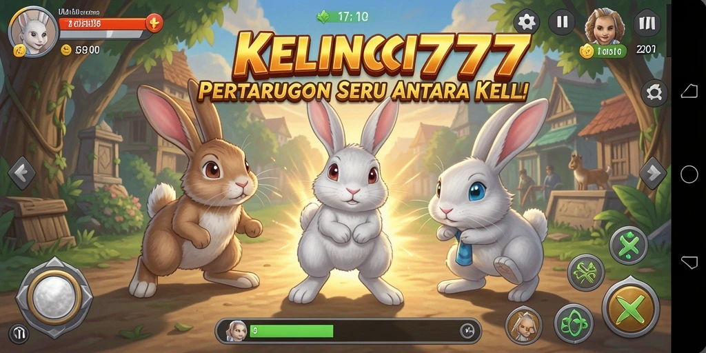 Tampilan menarik dari gameplay KELINCI777 dengan aksi pertarungan yang seru.