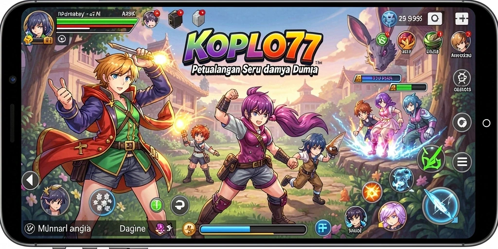 Gameplay KOPLO77 menampilkan karakter anime favorit dalam aksi mendebarkan.