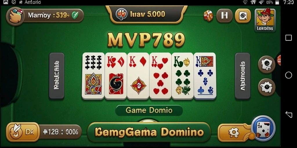 Tampilan gameplay seru dalam game Domino MVP789 yang mudah dipahami.