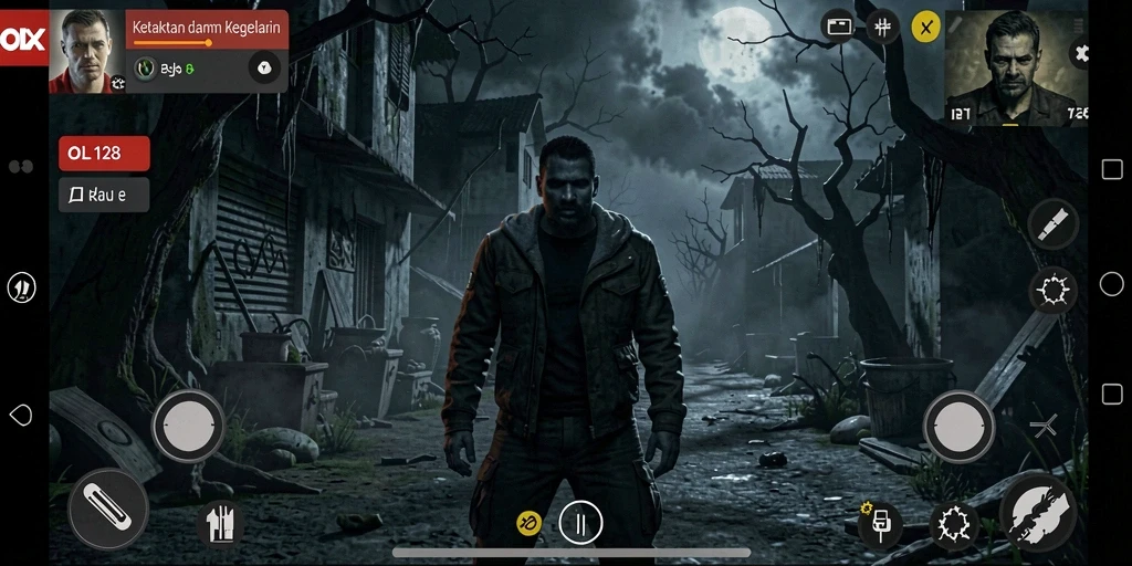 Gameplay menegangkan di dunia gelap dan menyeramkan