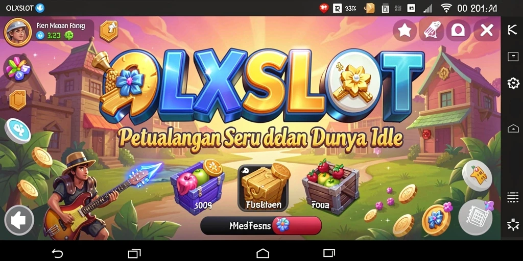 Tampilan gameplay OLXSLOT menunjukkan karakter dan tantangan yang menarik.