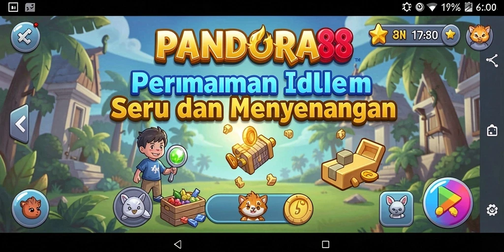 Tampilan gameplay seru dan interaktif dari PANDORA88.