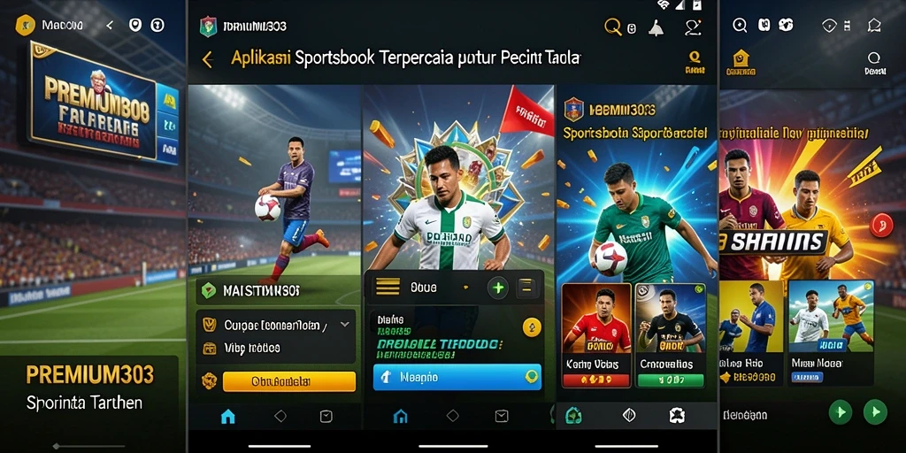 Tampilan gameplay PREMIUM303 dengan berbagai opsi taruhan olahraga.