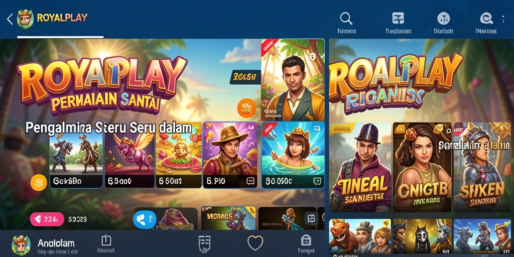Tangkapan layar gameplay ROYALPLAY yang menyenangkan dan interaktif.