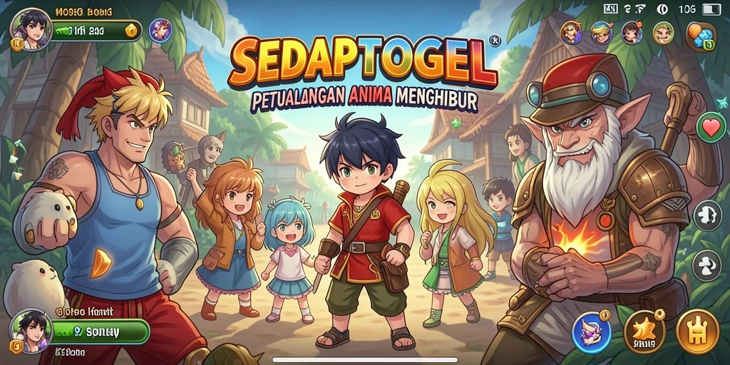Gameplay seru di dunia anime SEDAPTOGEL.