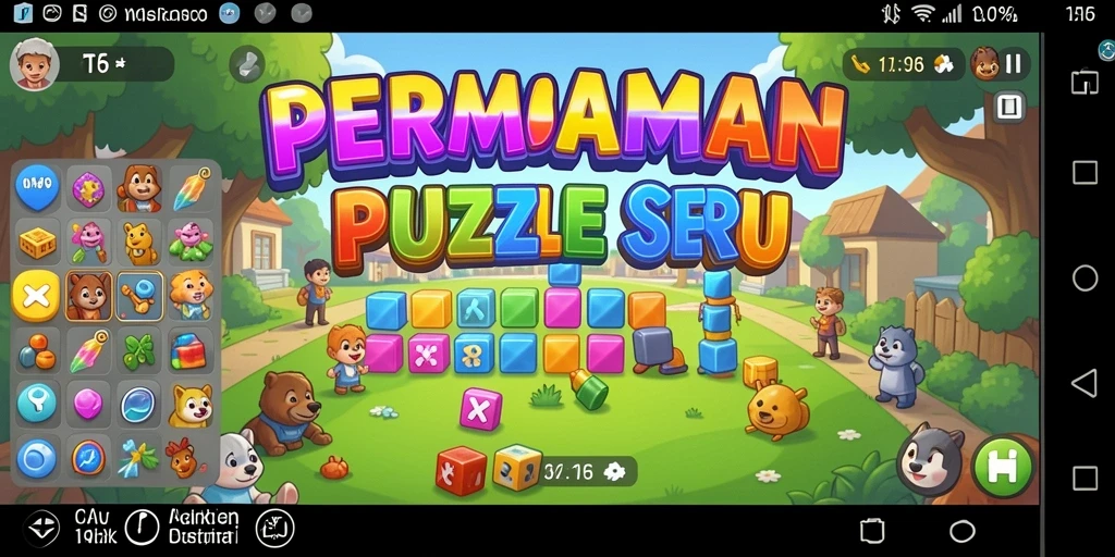 T6 menampilkan gameplay puzzle yang menantang dan seru.