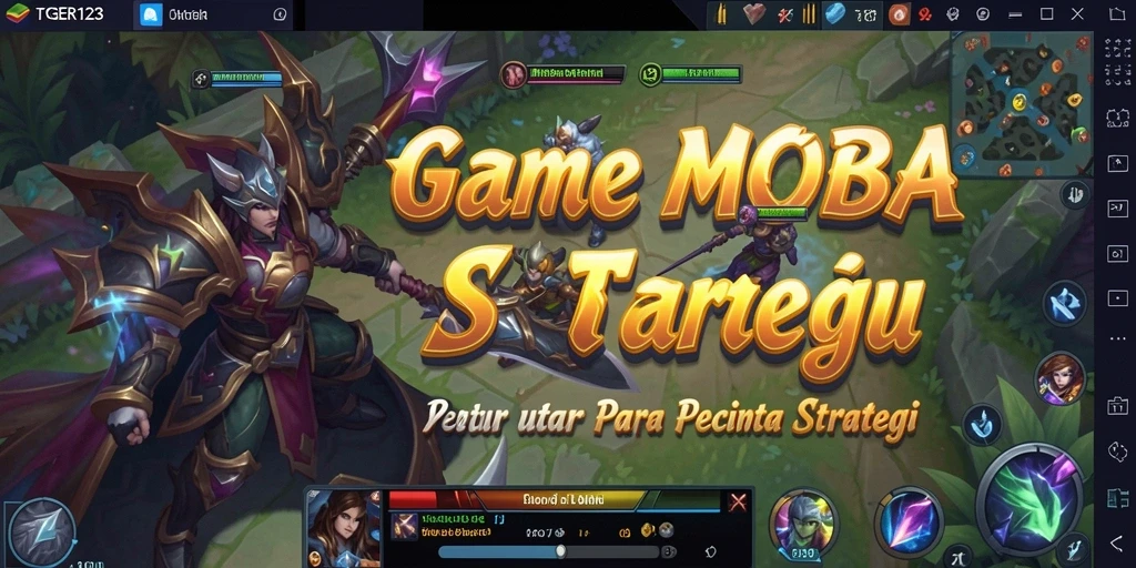 Tampilan gameplay menegangkan dengan aksi seru di TGER123.