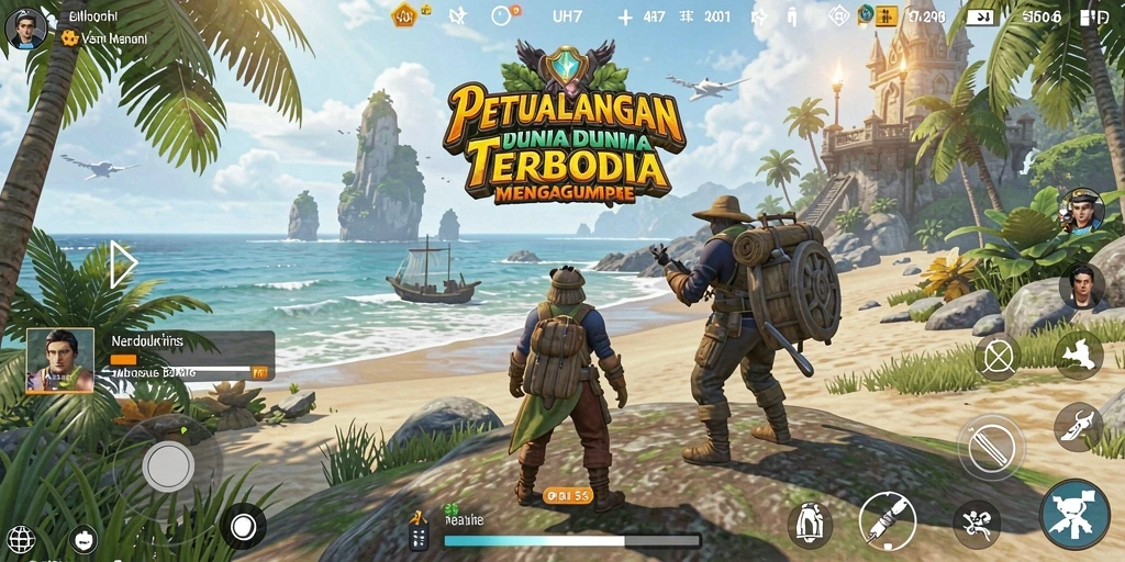 Gameplay UH77 menampilkan petualangan Open World yang menakjubkan.