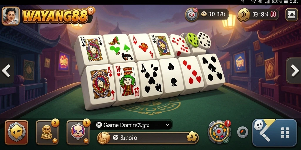 Screenshot menunjukkan gameplay seru di WAYANG88.